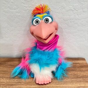 RARE 1991 Axtell Expressions 'The Burds' Tina Talkatoo Puppet 14” Vintage Toys